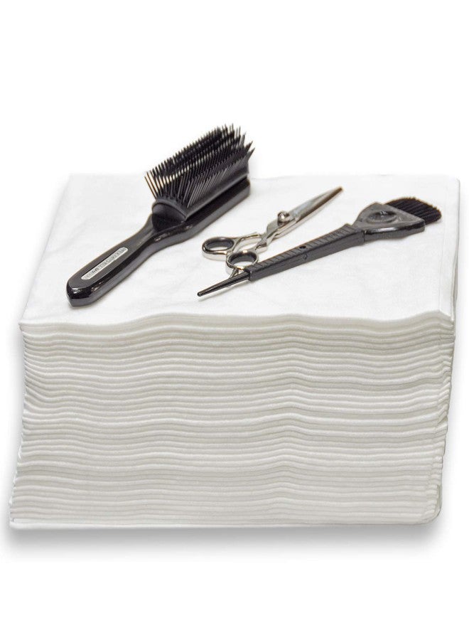 DAVELEN Essential Disposable Hair Towel for Women, 100 Pack 32 inch X 16 inch, Super Absorbent Quick Dry Hair for Drying Curly, Long & Thick Hair (White) (100) - Image 5